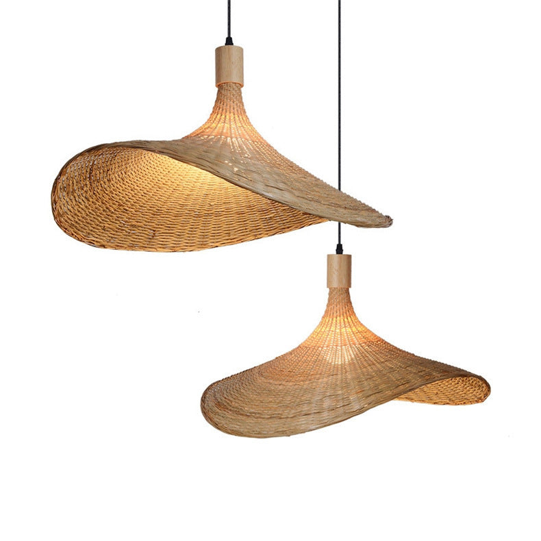 Japanese Style Bamboo Chandelier Lamps