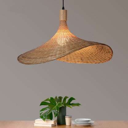 Japanese Style Bamboo Chandelier Lamps