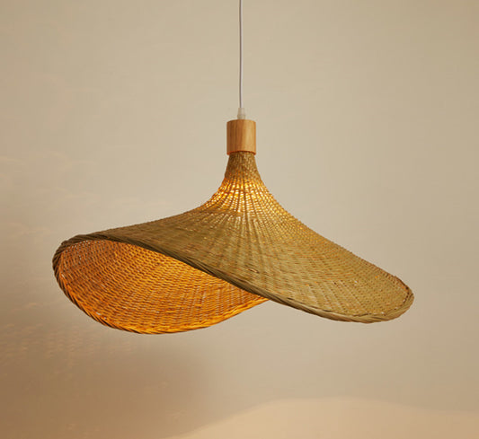 Japanese Style Bamboo Chandelier Lamps