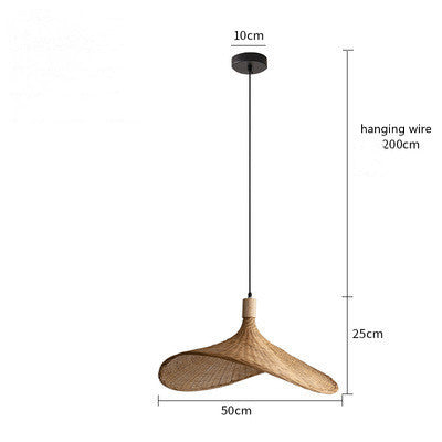 Japanese Style Bamboo Chandelier Lamps