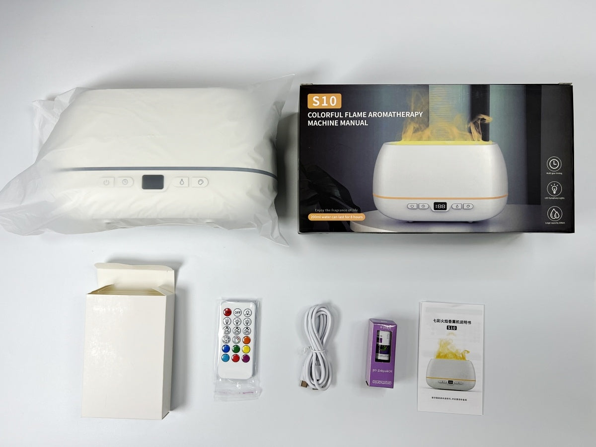 3D Flame Humidifier & Aromatherapy Diffuser