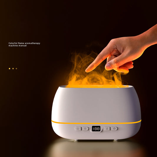 3D Flame Humidifier & Aromatherapy Diffuser