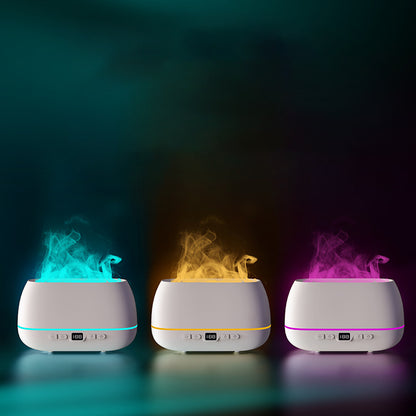 3D Flame Humidifier & Aromatherapy Diffuser